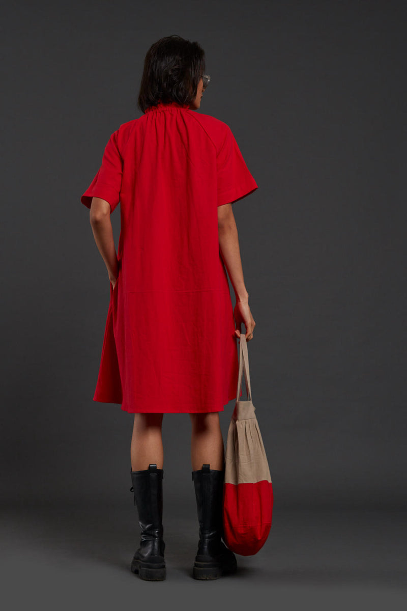 Red Tora Dress Dress by Mati for women in Singapore