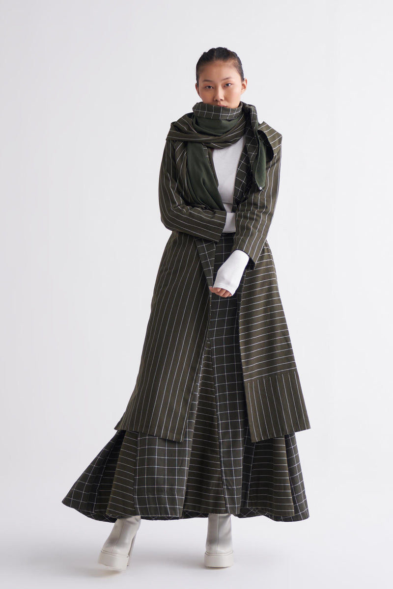 Reversible Jacket Co-ord - Olive Co-ord Set,Jackets & Overlays by THREE for women in Singapore