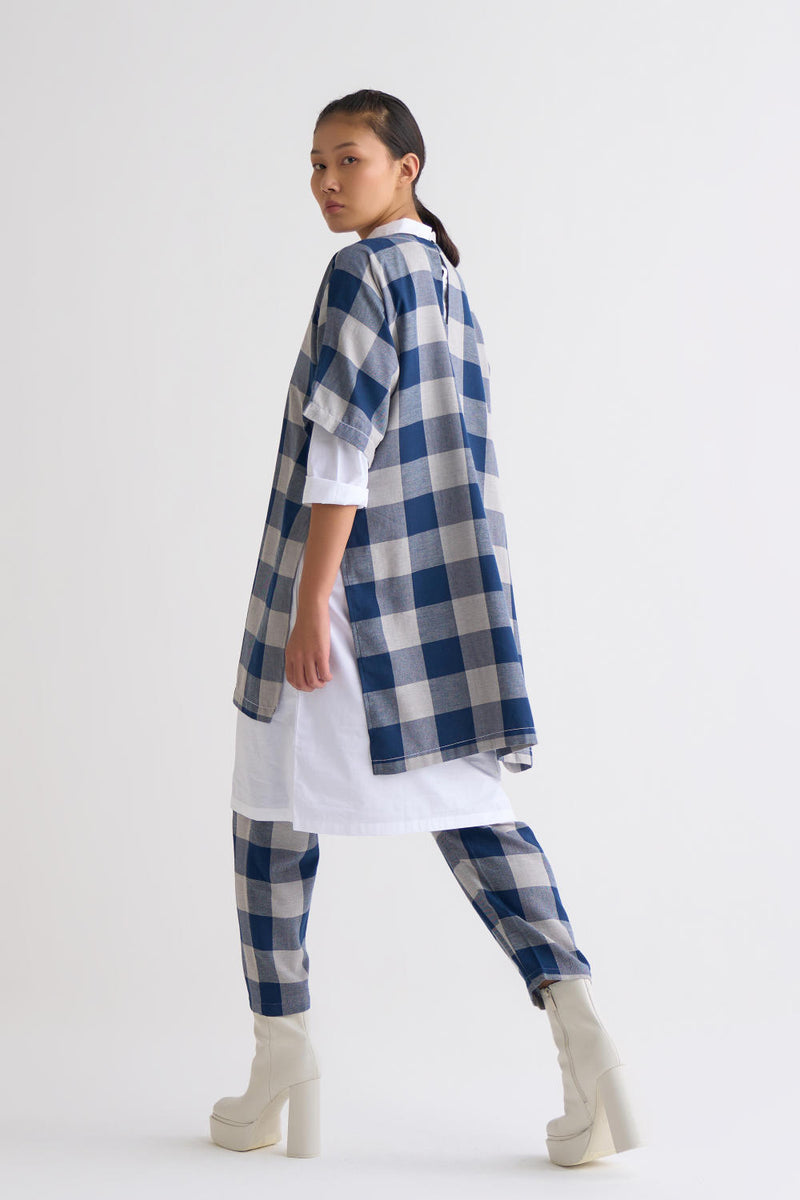 Round Neck Dolman Top Co ord - Navy Co-ord Set,Top & Tunics by THREE for women in Singapore