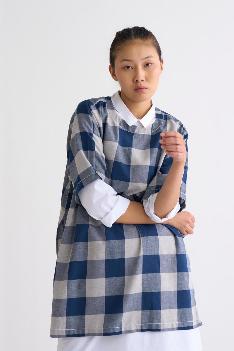 Round Neck Dolman Top Co ord - Navy Co-ord Set,Top & Tunics by THREE for women in Singapore