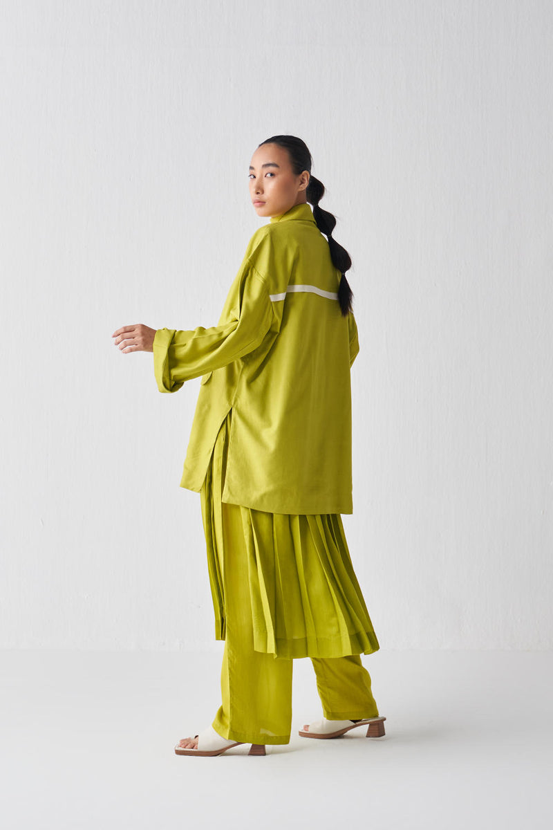 WIDE SLEEVE JACKET CO-ORD (SET OF 3) Co-ord Set by THREE for women in Singapore