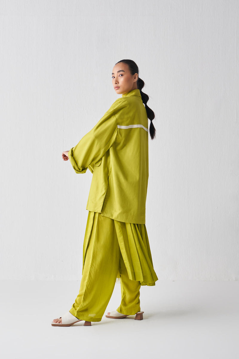 WIDE SLEEVE JACKET CO-ORD (SET OF 3) Co-ord Set by THREE for women in Singapore