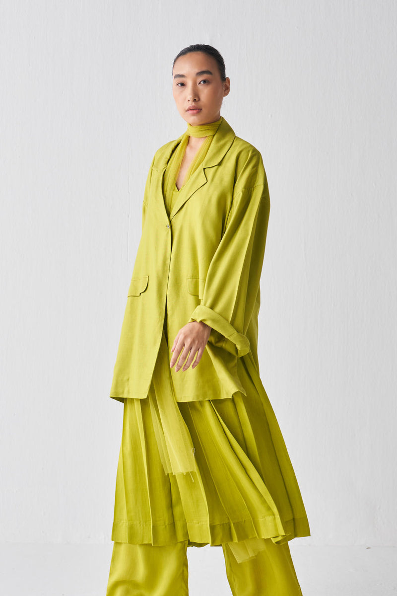 WIDE SLEEVE JACKET CO-ORD (SET OF 3) Co-ord Set by THREE for women in Singapore
