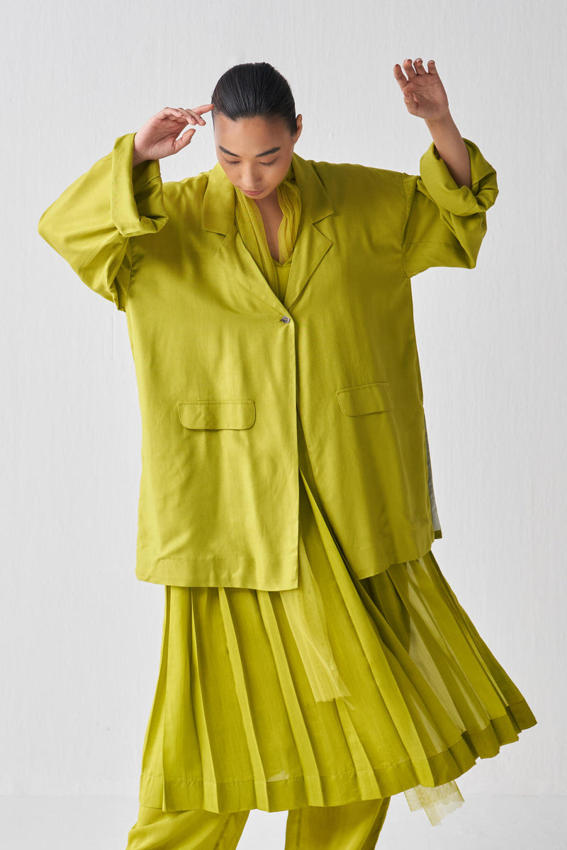 WIDE SLEEVE JACKET CO-ORD (SET OF 3) Co-ord Set by THREE for women in Singapore