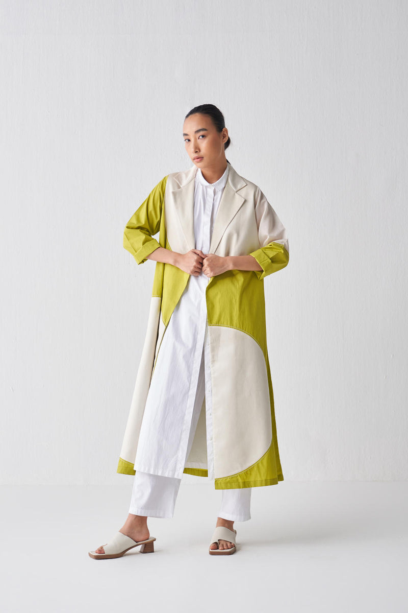 MOON JACKET CO-ORD Co-ord Set,Jackets & Overlays by THREE in white color for women in Singapore