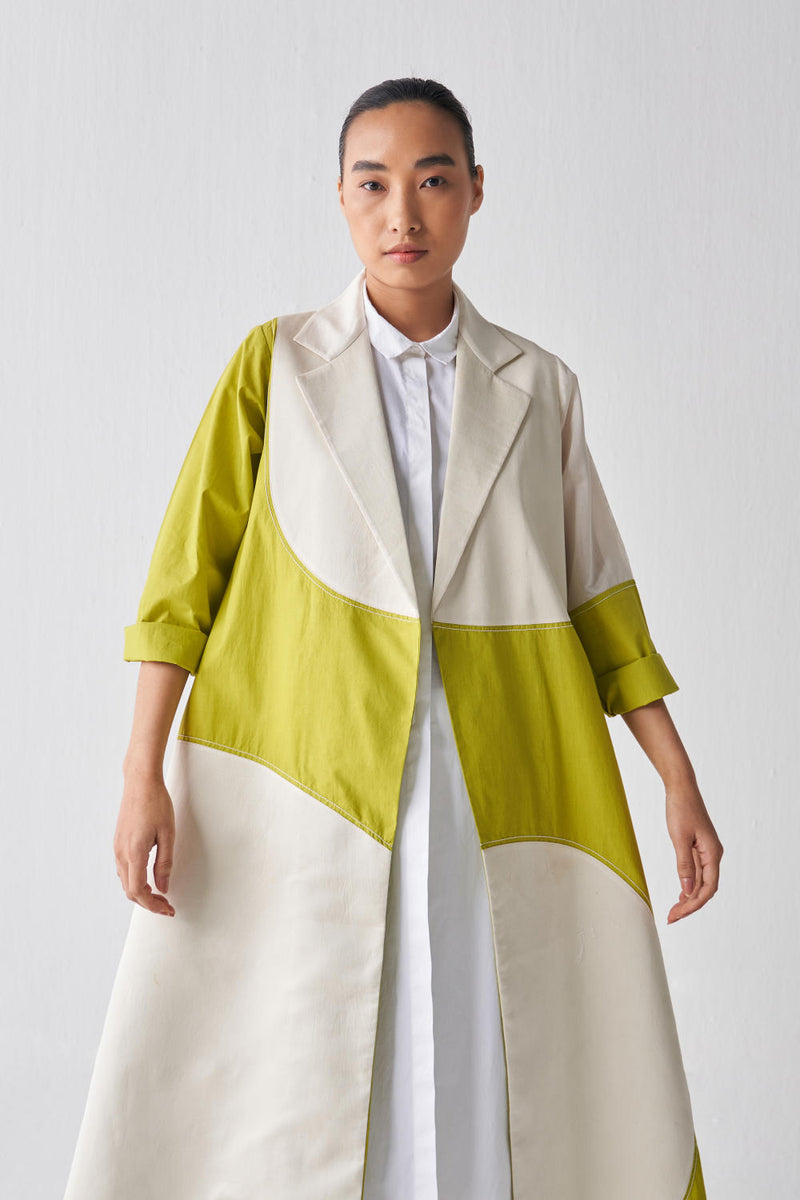 MOON JACKET CO-ORD Co-ord Set,Jackets & Overlays by THREE in white color for women in Singapore