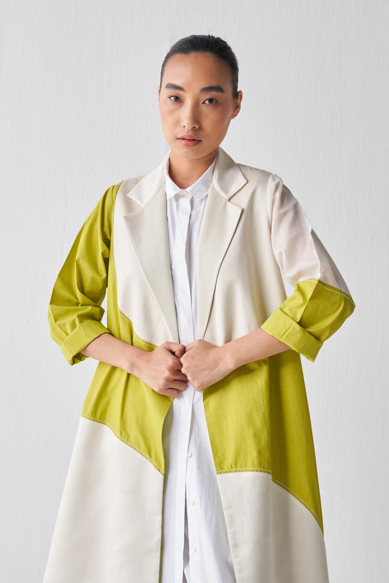 MOON JACKET CO-ORD Co-ord Set,Jackets & Overlays by THREE in white color for women in Singapore