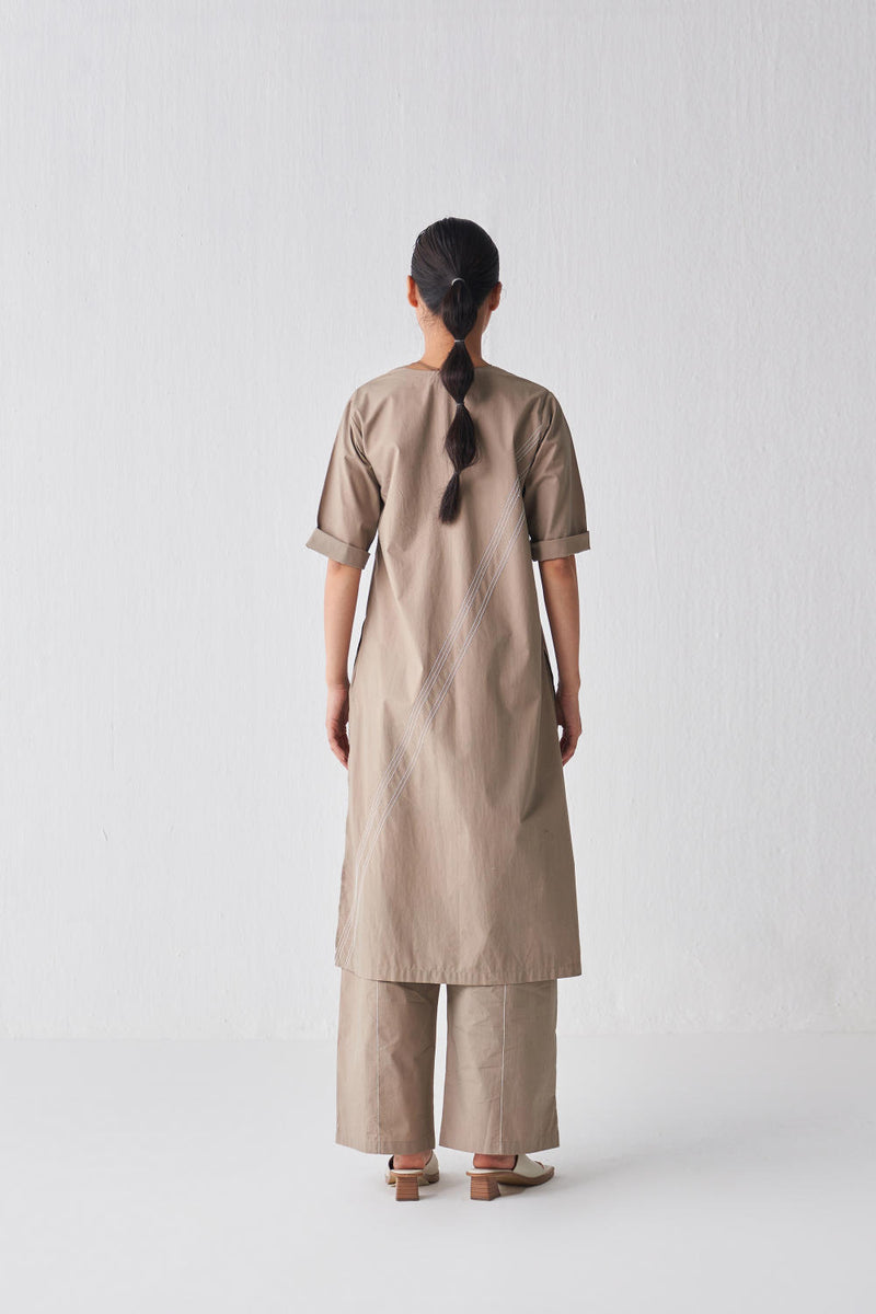 FLAP POCKET TUNIC CO-ORD (SET OF 3) Co-ord Set by THREE for women in Singapore