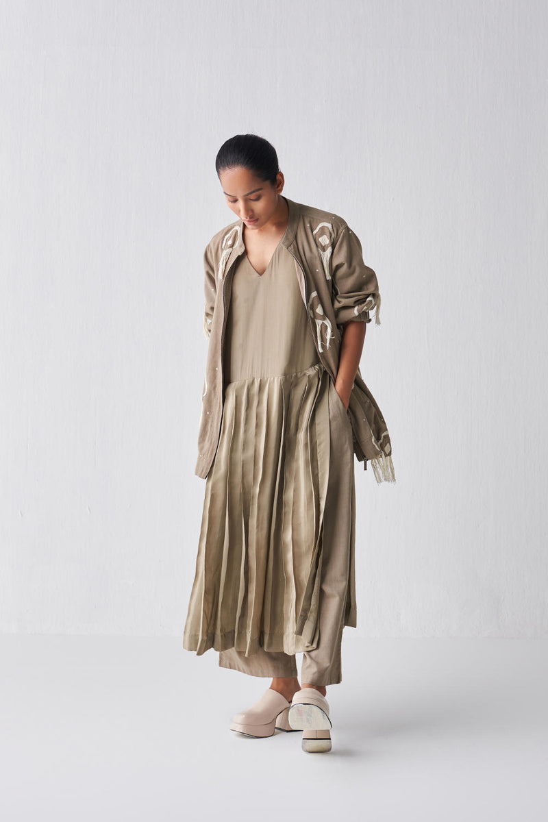 FRINGE BOMBER JACKET CO-ORD Co-ord Set by THREE for women in Singapore