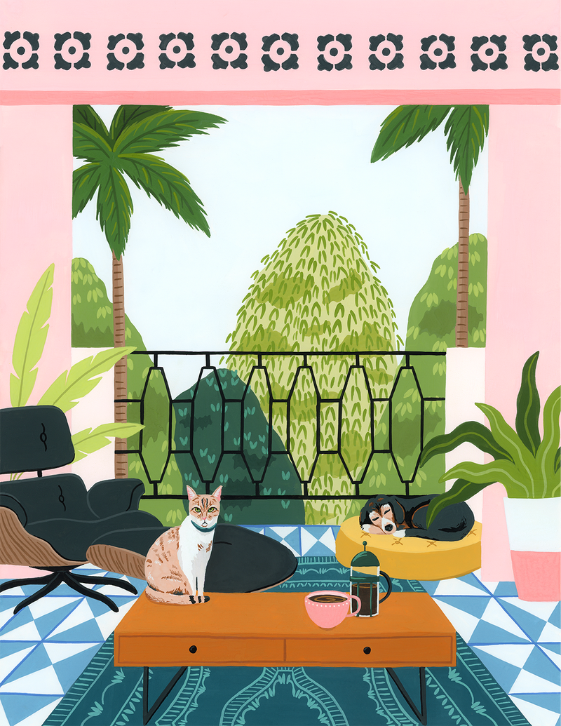 Sunday Morning Coffee Fine Art Print