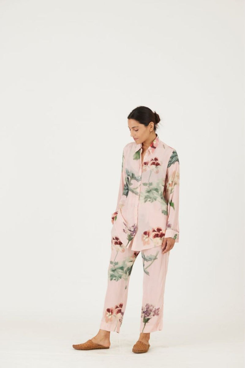JULIET PINK CO-ORD Co-ord Set by Yam in pink color for women in Singapore
