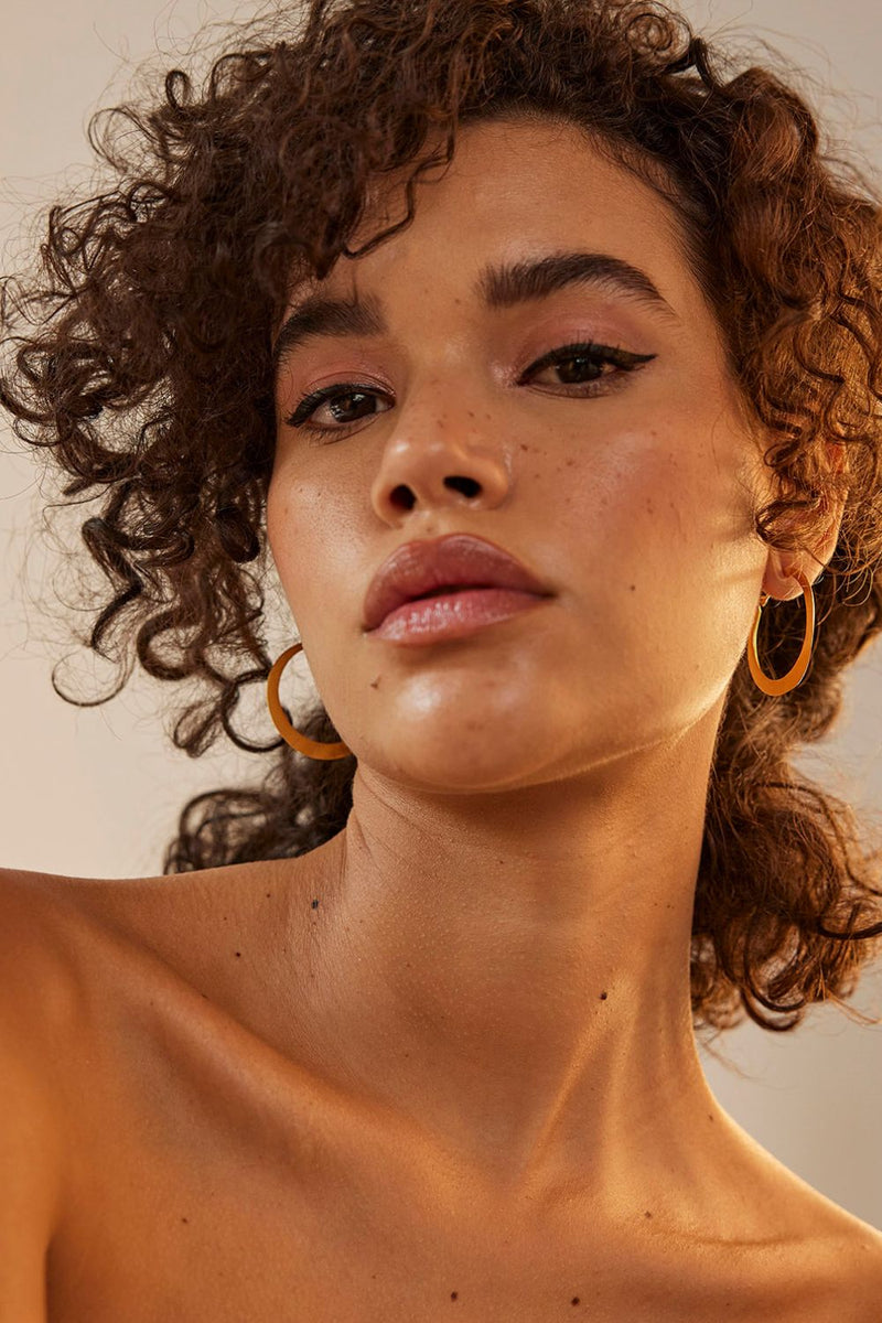 Kyna ear hoops by Khara Kapas Jewellery for women in Singapore