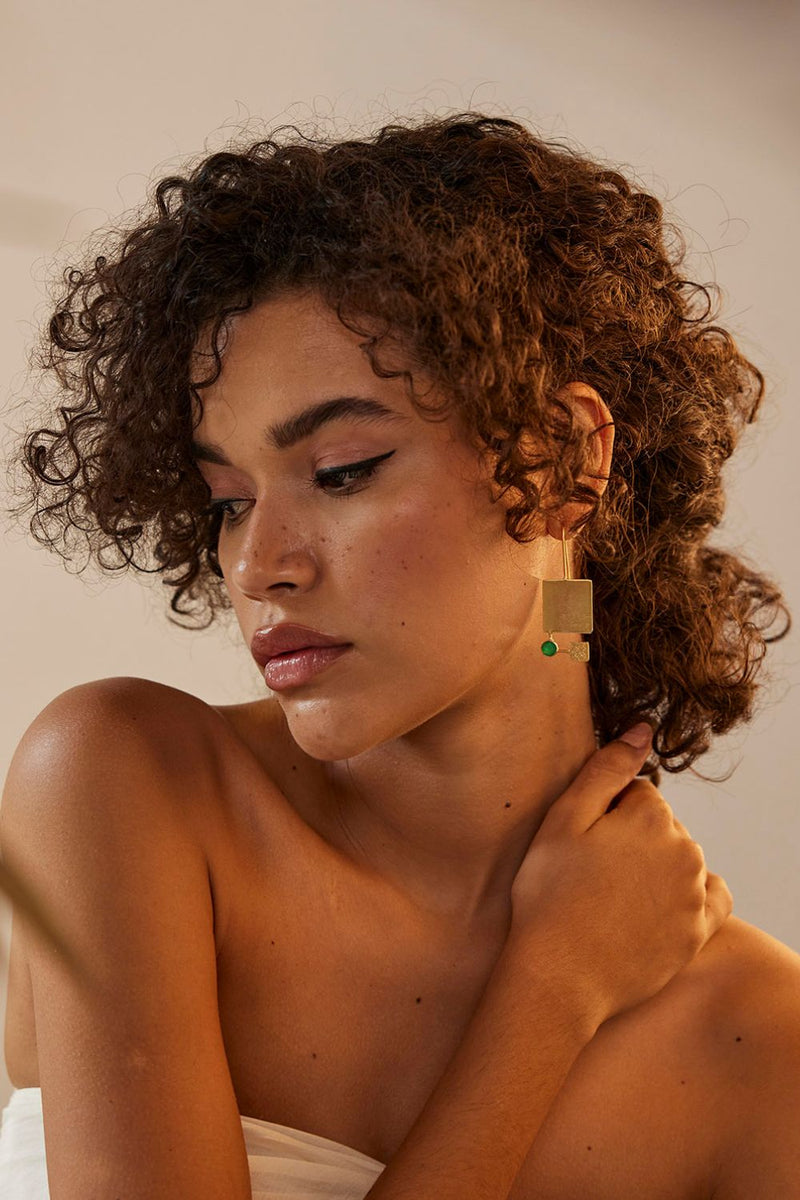 Hoor earring by Khara Kapas Jewellery for women in Singapore