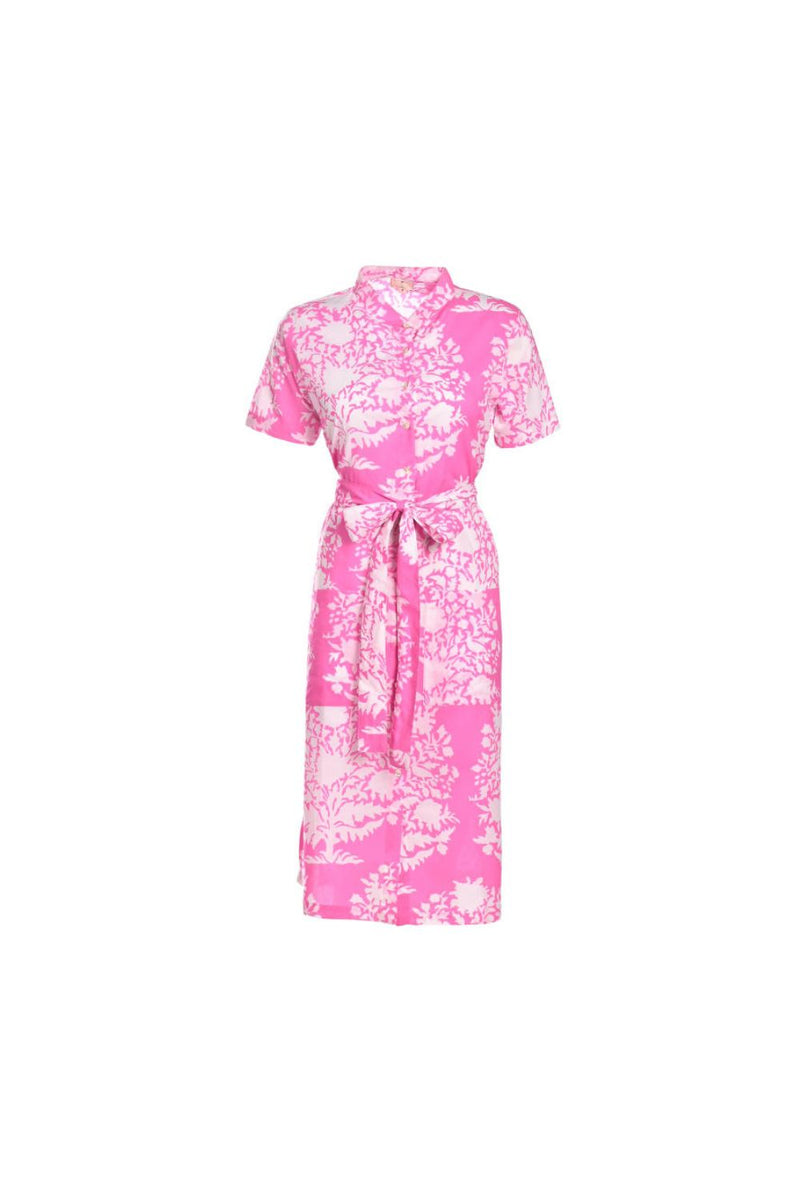 FUSCHIA PRINT DRESS Dress by TOKREE for women in Singapore