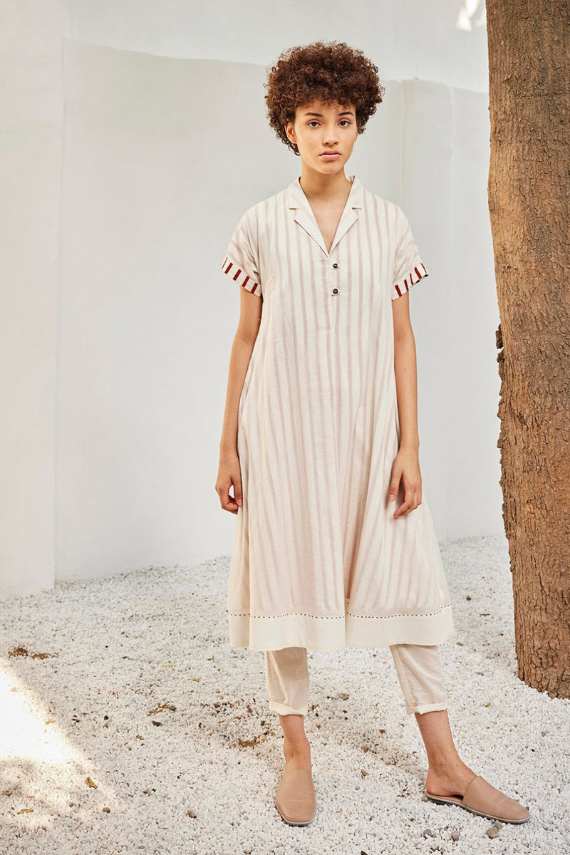 The echo co-ord set Co-ord Set by Khara Kapas in white for women in Singapore