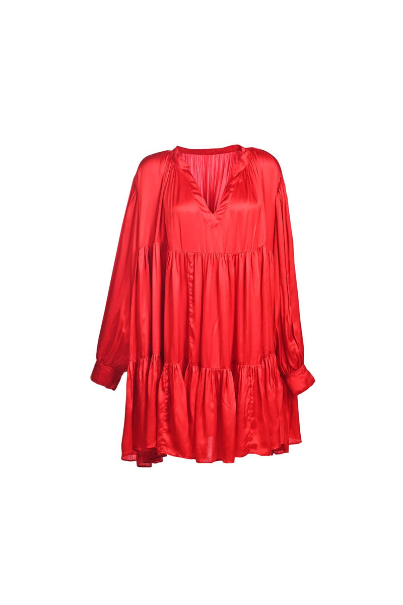 LOVE RED Dress by TOKREE in red color for women in Singapore