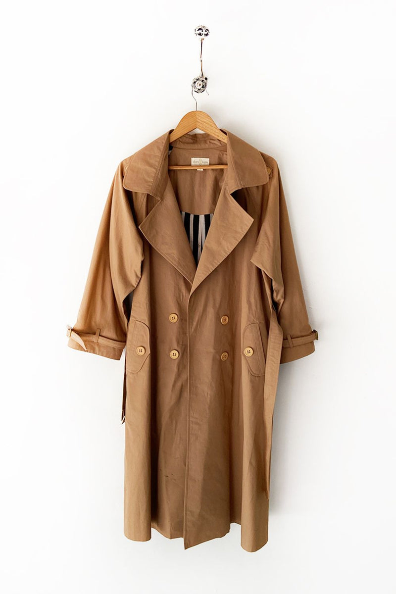 Heart Wood Trench Coat Jackets & Overlays by Khara Kapas for women in Singapore