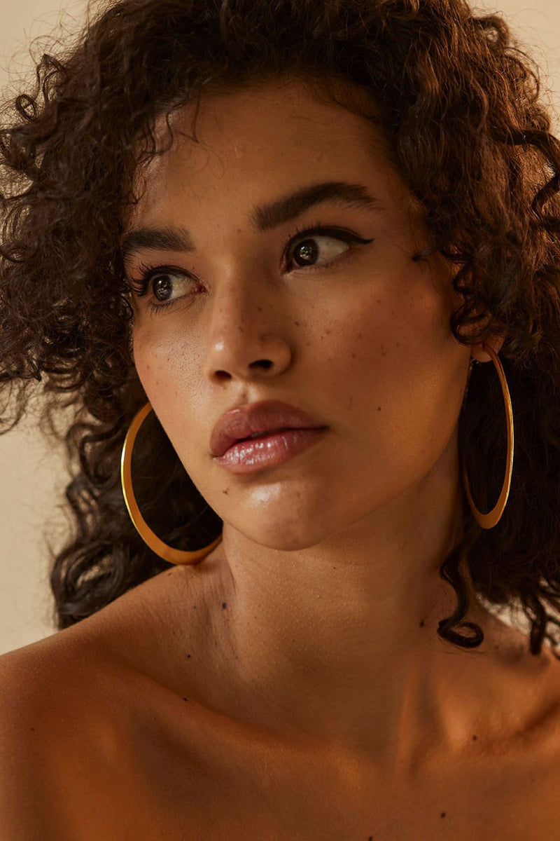 Roohi ear hoops by Khara Kapas Jewellery for women in Singapore