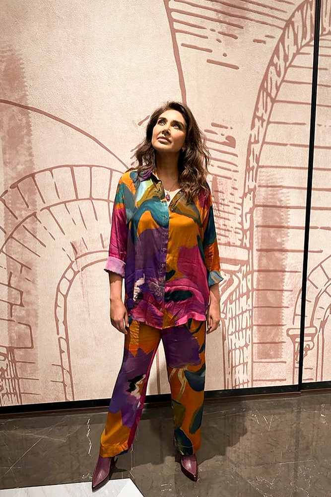 AMETHYST CO-ORD SET linen Co-ord Set by Yam for women in Singapore