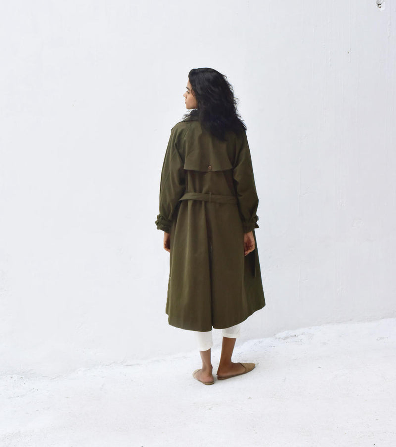 Willow Trench Coat Jackets & Overlays by Khara Kapas for women in Singapore
