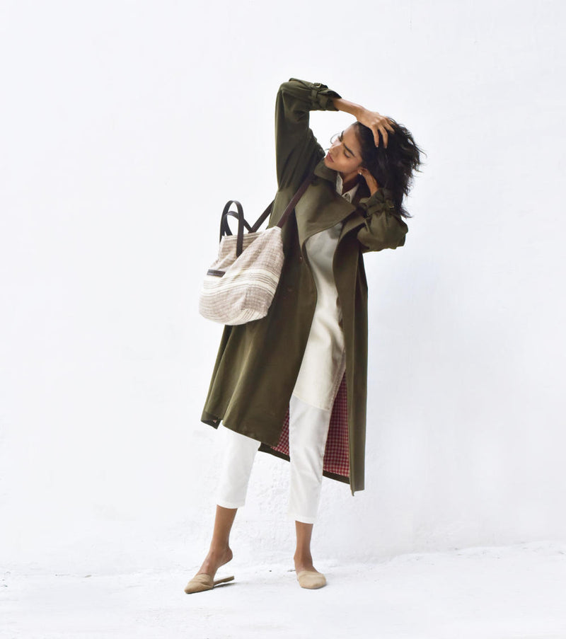 Willow Trench Coat Jackets & Overlays by Khara Kapas for women in Singapore