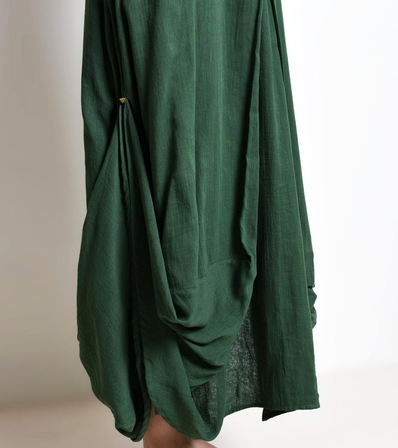 A DEODAR CALLED SERENDIPITY Dress by Khara Kapas in green for women in Singapore