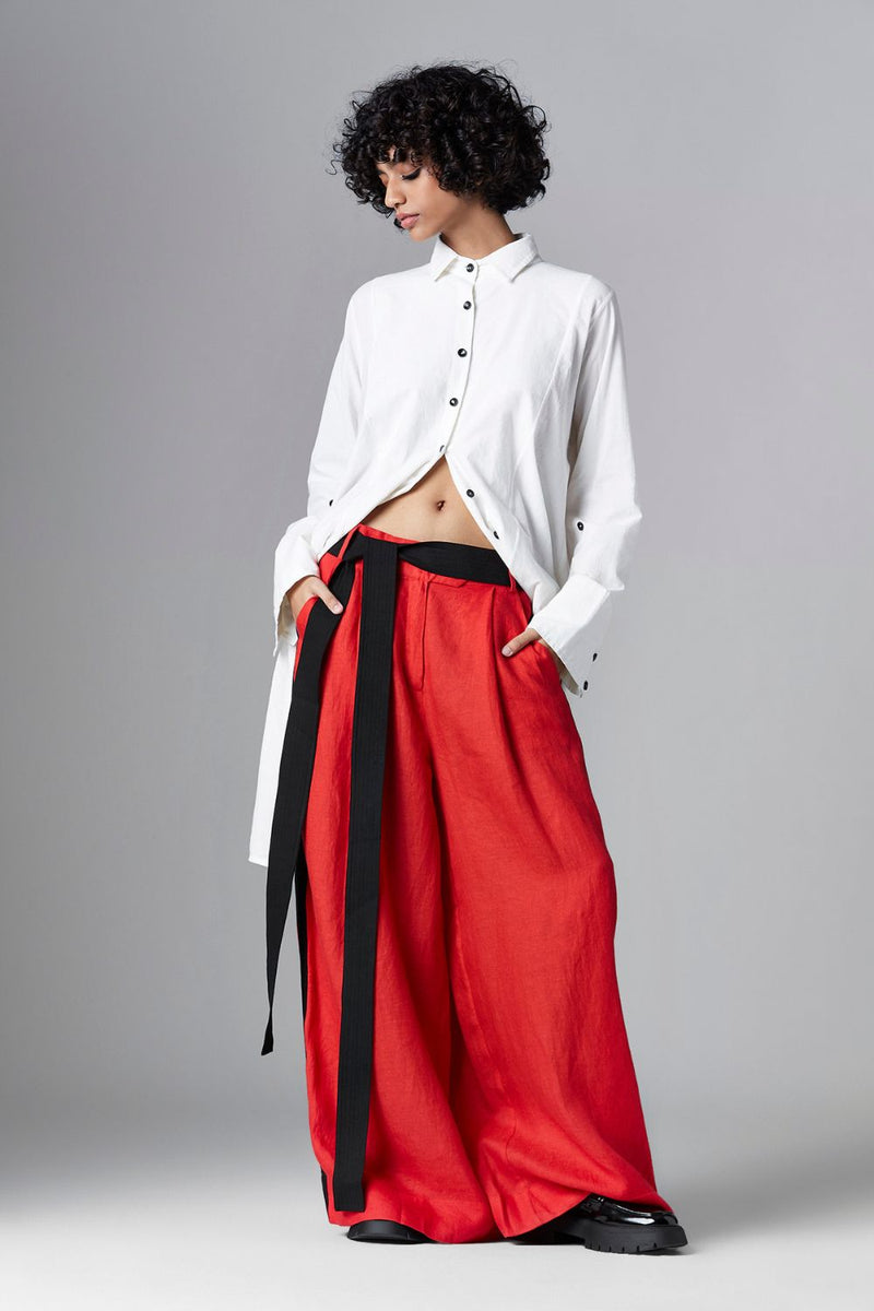 Aera Trouser linen Bottoms by Chola for women in Singapore