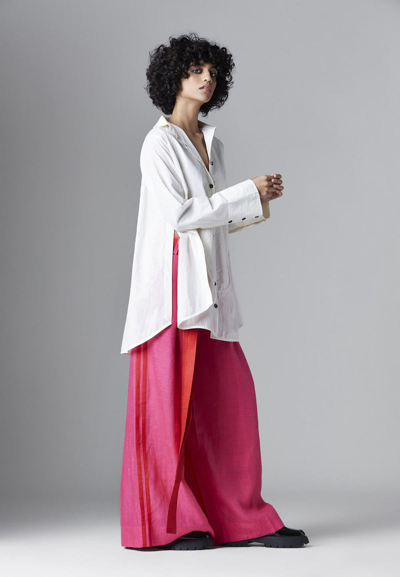 Alva Shirt Top & Tunics by Chola in white color for women in Singapore