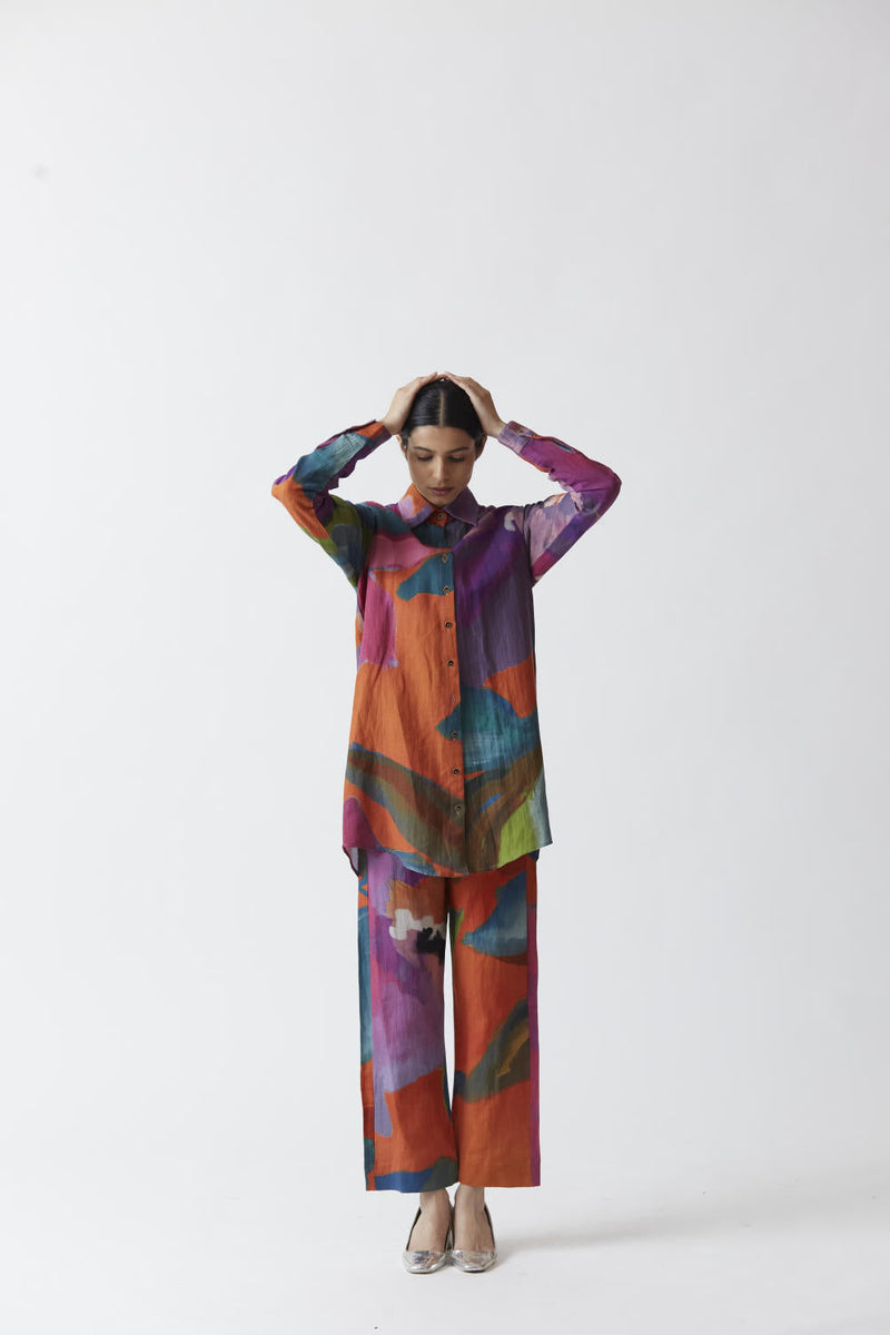 AMETHYST CO-ORD SET linen Co-ord Set by Yam for women in Singapore