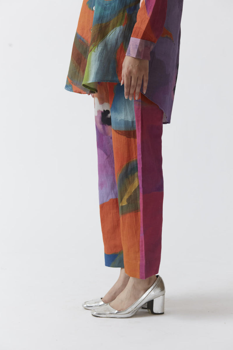 AMETHYST CO-ORD SET linen Co-ord Set by Yam for women in Singapore
