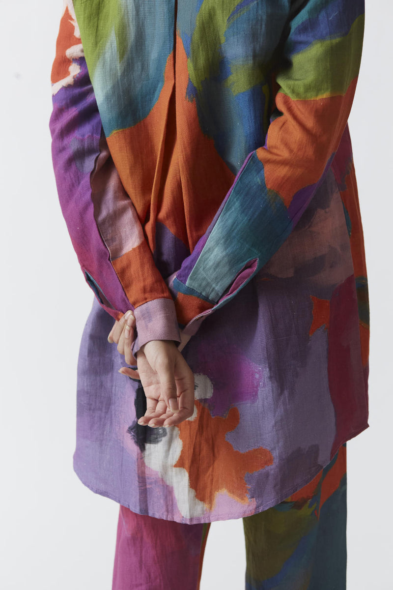 AMETHYST CO-ORD SET linen Co-ord Set by Yam for women in Singapore