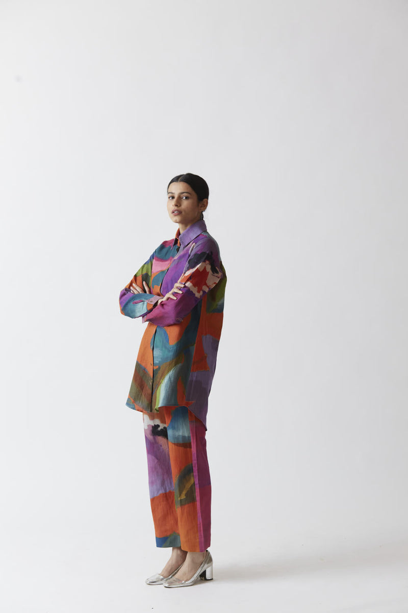 AMETHYST CO-ORD SET linen Co-ord Set by Yam for women in Singapore