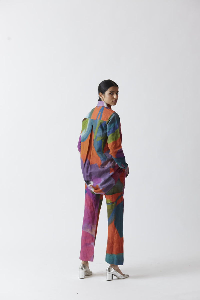 AMETHYST CO-ORD SET linen Co-ord Set by Yam for women in Singapore