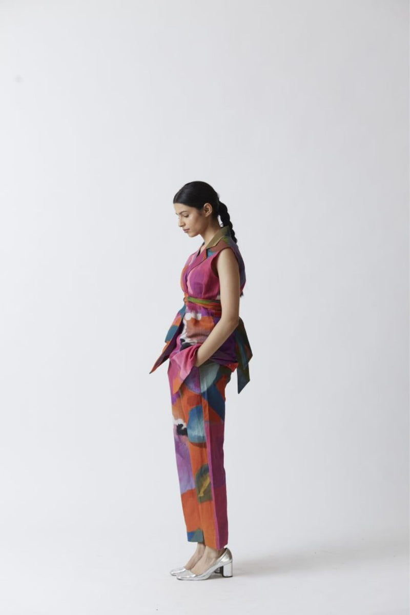 AMETHYST JACKET SET linen Co-ord Set by Yam for women in Singapore