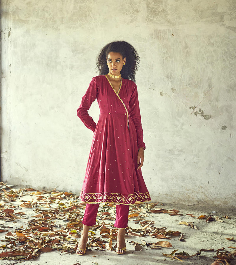 Angoori kurta set Kurta Sets by Khara Kapas for women in Singapore