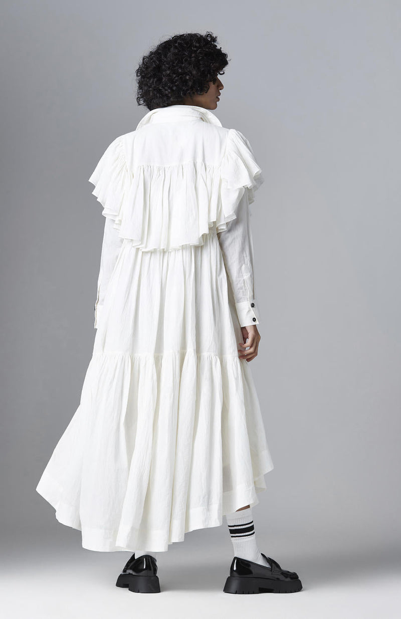 Ara Dress Dress by Chola in white color for women in Singapore