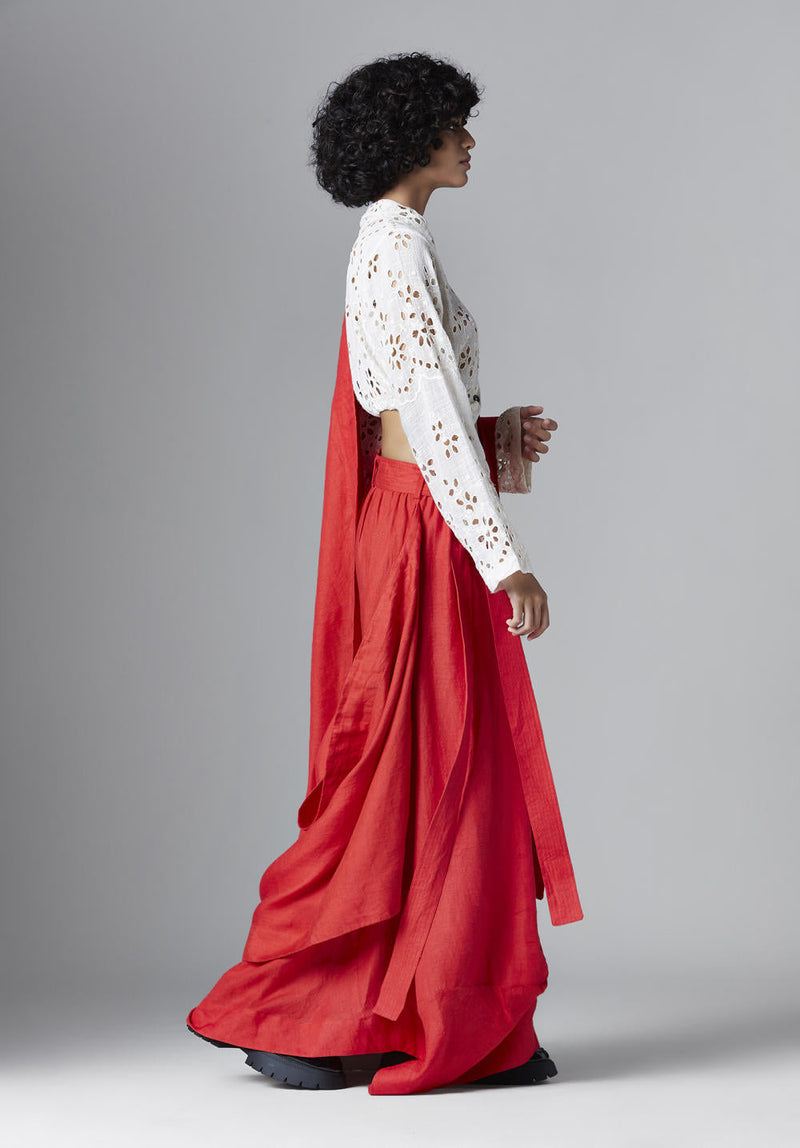 Ashbel Skirt linen Skirts by Chola for women in Singapore