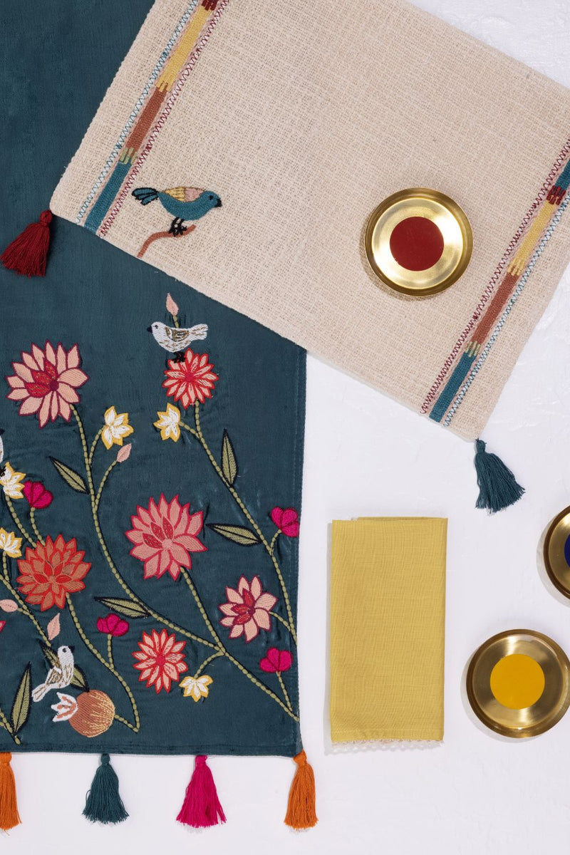 Asma Table Mats - Set of 4 linen by Gado Living for in Singapore