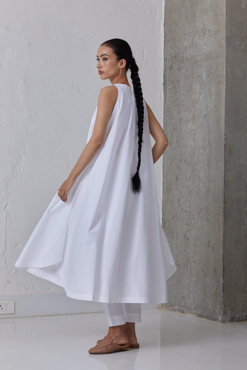 Audric Dress with Pants - Set Co-ord Set by The Summer House in white color for women in Singapore
