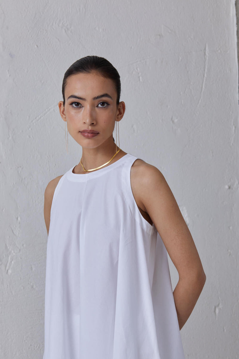 Audric Dress with Pants - Set Co-ord Set by The Summer House in white color for women in Singapore