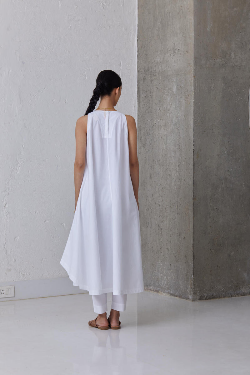 Audric Dress with Pants - Set Co-ord Set by The Summer House in white color for women in Singapore