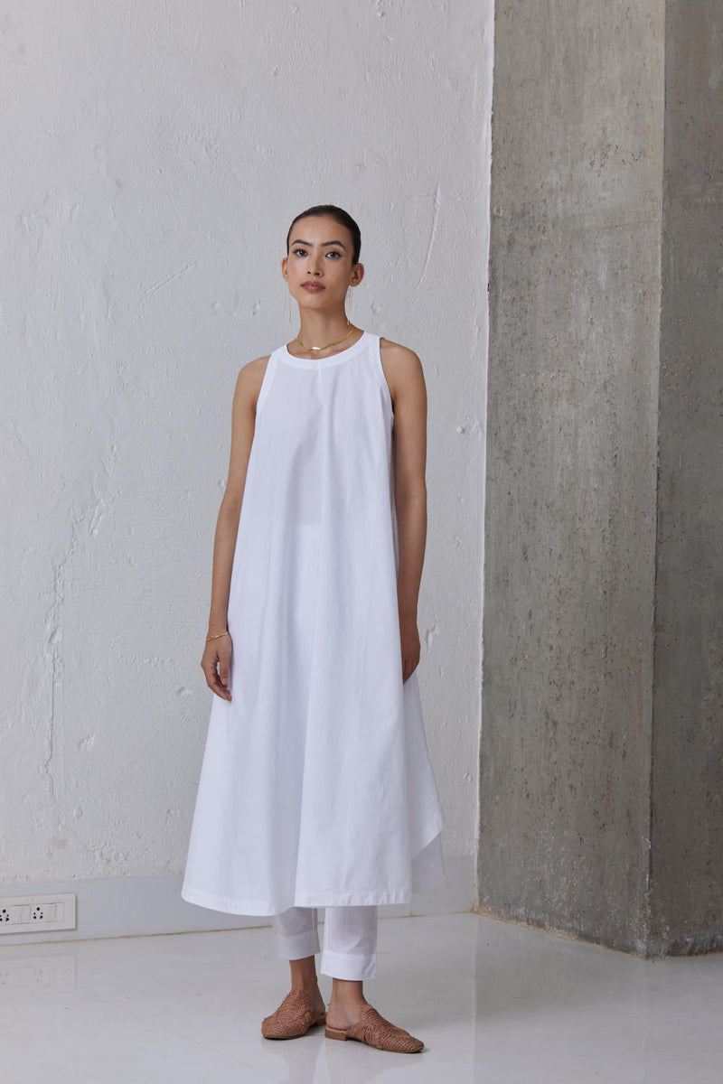 Audric Dress with Pants - Set Co-ord Set by The Summer House in white color for women in Singapore