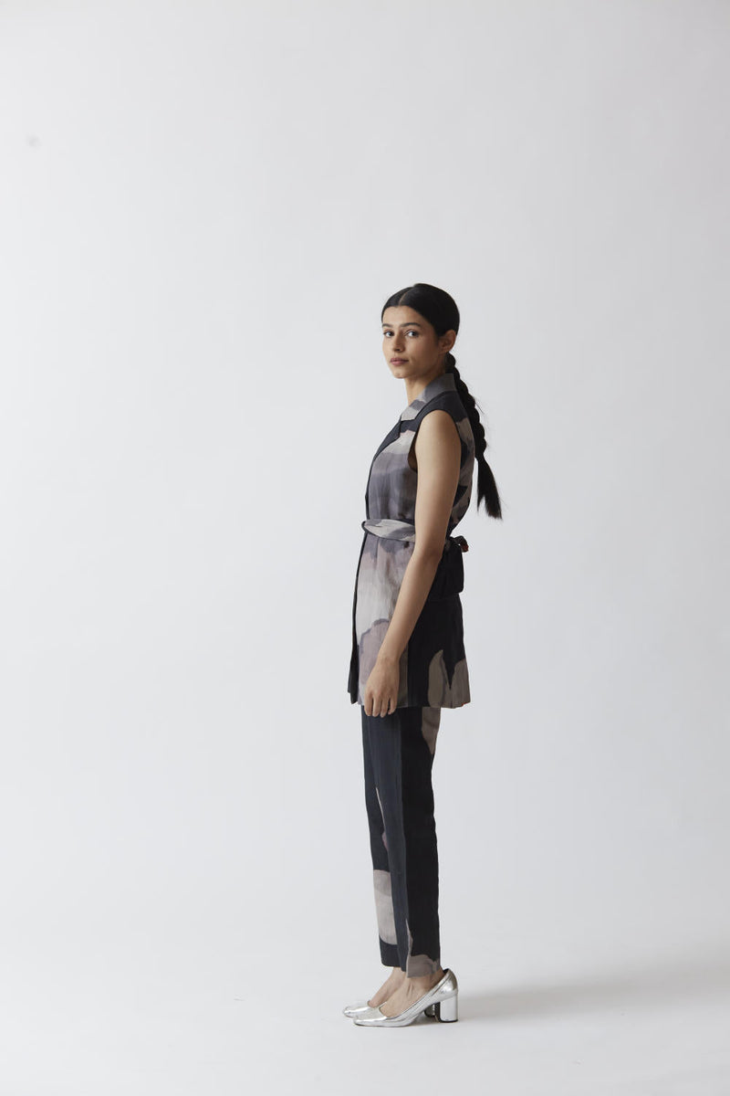 AZU JACKET SET linen Co-ord Set by Yam for women in Singapore