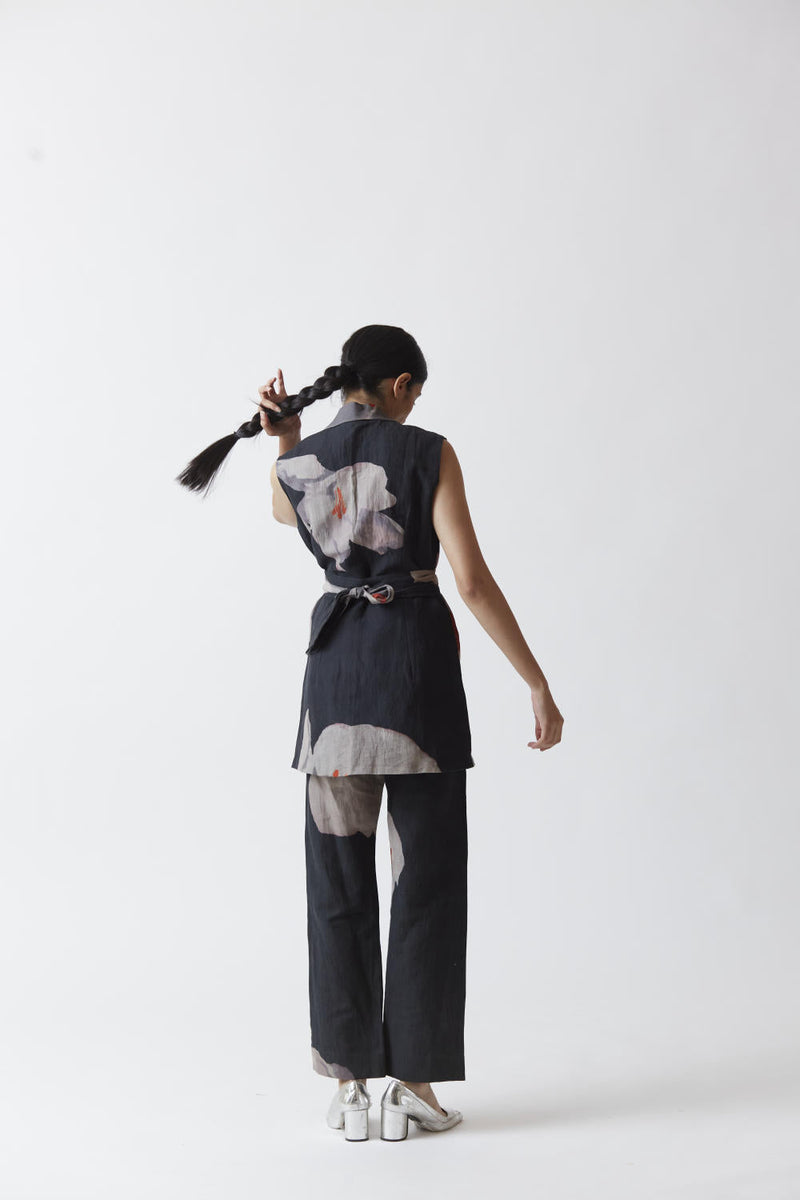 AZU JACKET SET linen Co-ord Set by Yam for women in Singapore