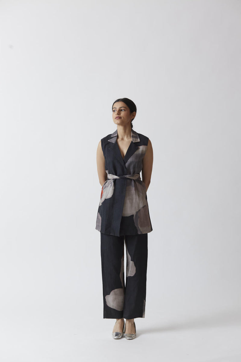 AZU JACKET SET linen Co-ord Set by Yam for women in Singapore