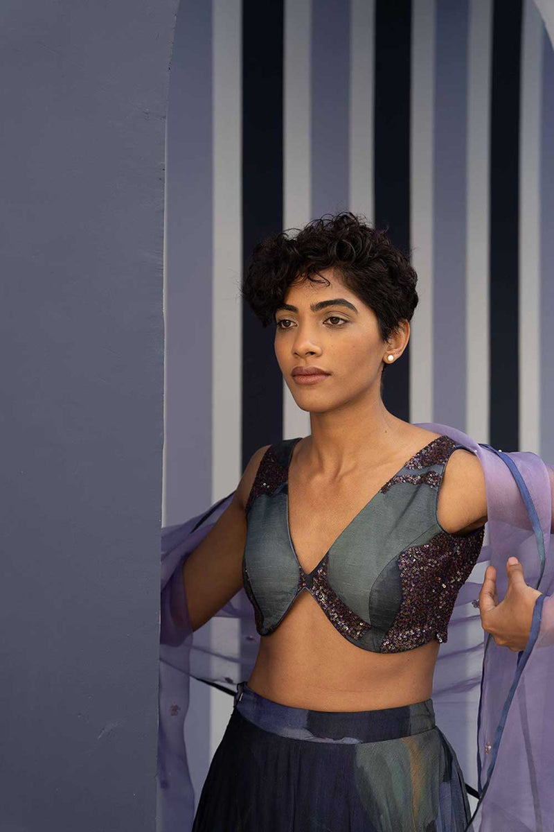 BABKA LEHENGA Indo-Western Wear by Yam for women in Singapore