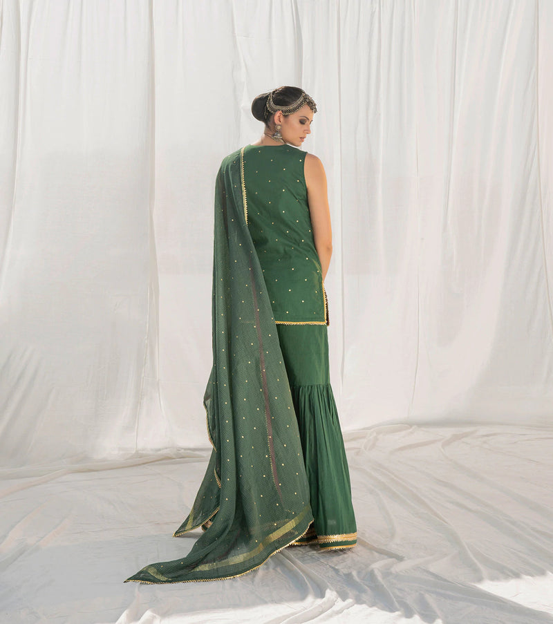 Banjaaran Sharara Set Kurta Sets by Khara Kapas for women in Singapore