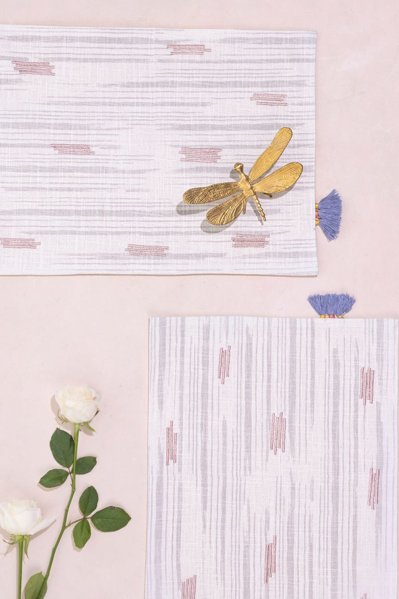 Bloom Table Mats - Set of 4 linen by Gado Living for in Singapore
