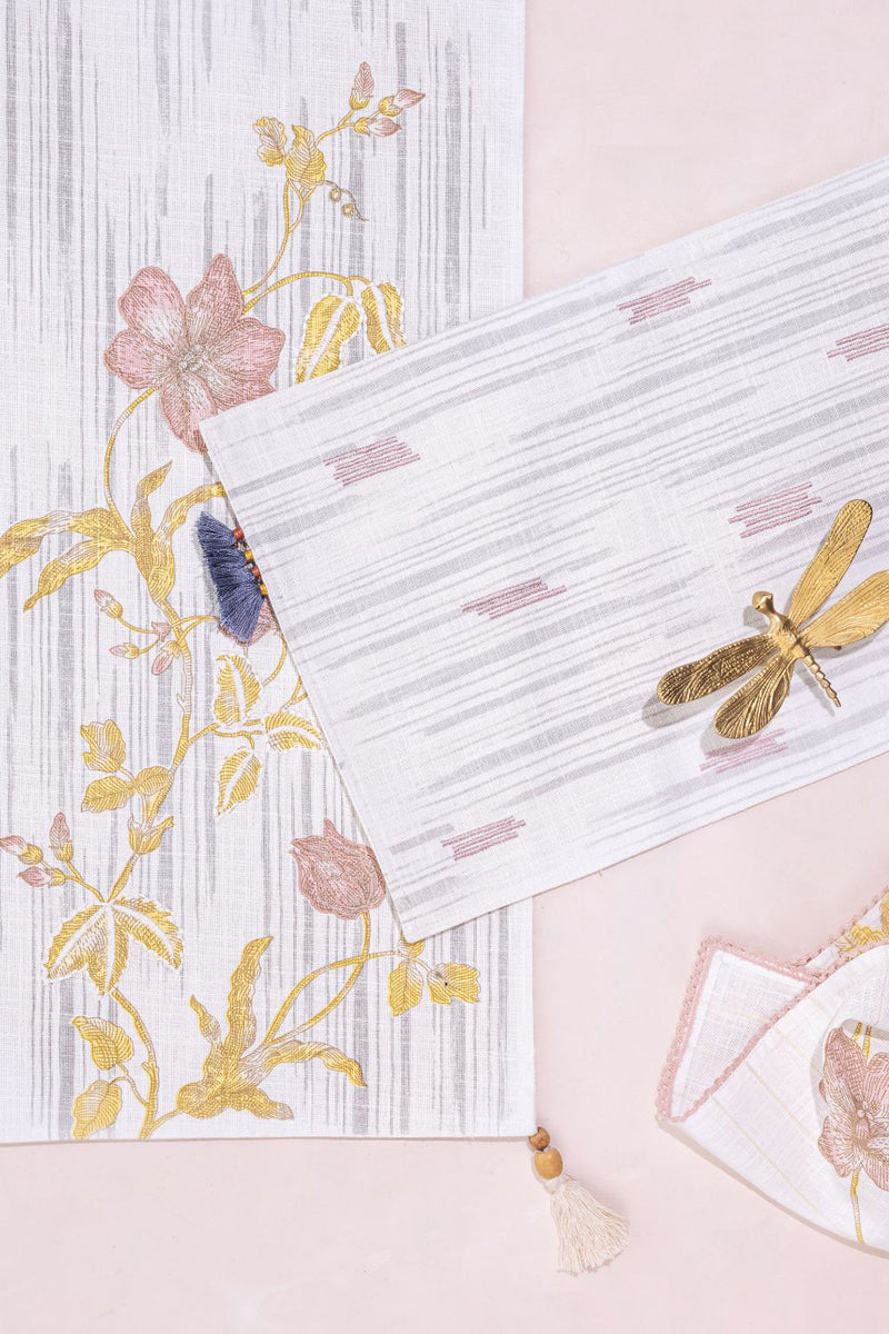 Bloom Table Mats - Set of 4 linen by Gado Living for in Singapore