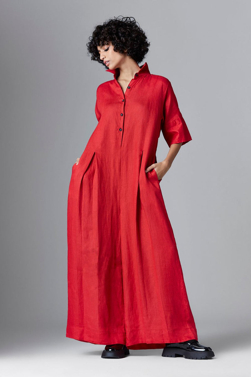 Blythe Jumpsuit linen Jumpsuits by Chola for women in Singapore